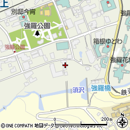 神奈川県足柄下郡箱根町強羅1300-72周辺の地図
