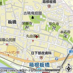 神奈川県小田原市板橋656周辺の地図
