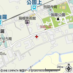 神奈川県足柄下郡箱根町強羅1300-166周辺の地図