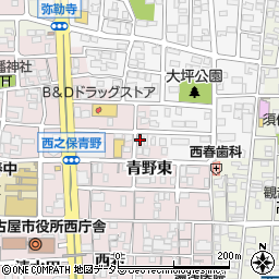 水野パーキング　月極周辺の地図