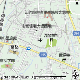 静岡県御殿場市大坂387-5周辺の地図