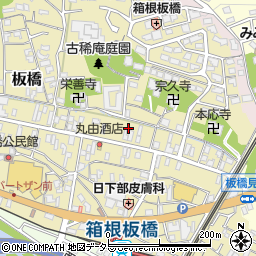 神奈川県小田原市板橋664周辺の地図