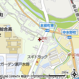 愛知県瀬戸市本郷町285周辺の地図