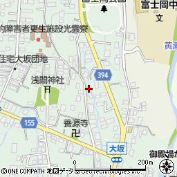 静岡県御殿場市大坂142周辺の地図