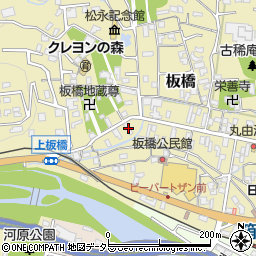 神奈川県小田原市板橋580周辺の地図