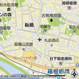 神奈川県小田原市板橋631周辺の地図