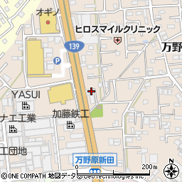 静岡県富士宮市万野原新田3731-3周辺の地図