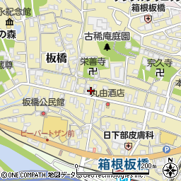 神奈川県小田原市板橋637周辺の地図