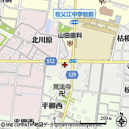 樋江井モータース周辺の地図
