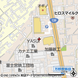 静岡県富士宮市万野原新田3726周辺の地図