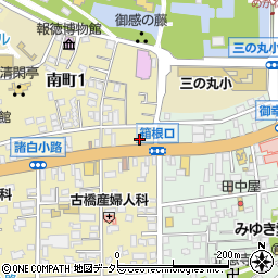 早瀬ひもの南町店周辺の地図