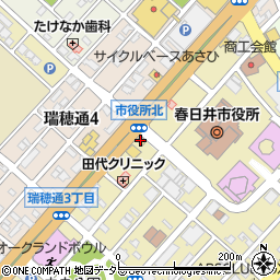 松屋春日井店周辺の地図