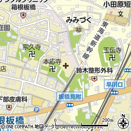 神奈川県小田原市板橋726周辺の地図
