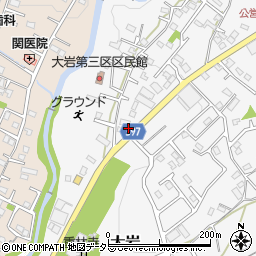 峰ヶ谷戸周辺の地図