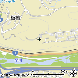 神奈川県小田原市板橋416-19周辺の地図