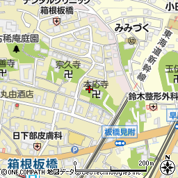 神奈川県小田原市板橋754周辺の地図