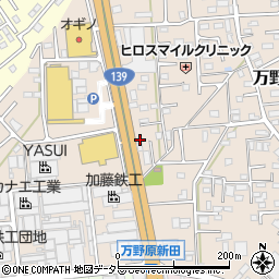 静岡県富士宮市万野原新田3733-6周辺の地図