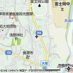 静岡県御殿場市大坂21周辺の地図