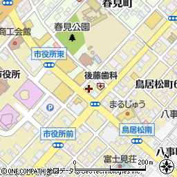 名進研春日井校周辺の地図