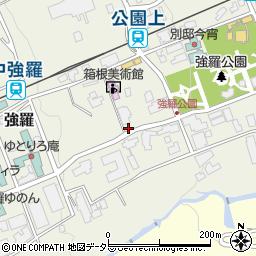 神奈川県足柄下郡箱根町強羅1300-232周辺の地図