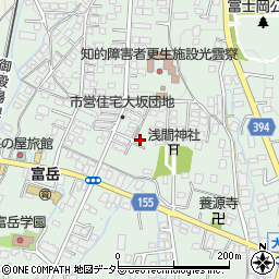 静岡県御殿場市大坂385周辺の地図