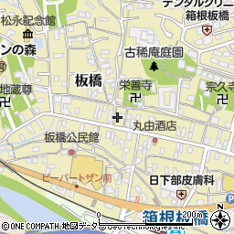 神奈川県小田原市板橋628周辺の地図