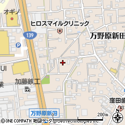 静岡県富士宮市万野原新田3933周辺の地図