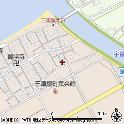 滋賀県彦根市三津屋町周辺の地図