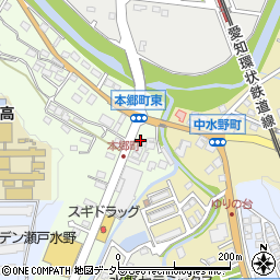 愛知県瀬戸市本郷町414周辺の地図
