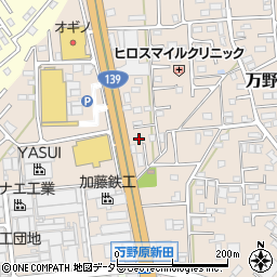 静岡県富士宮市万野原新田3731-4周辺の地図