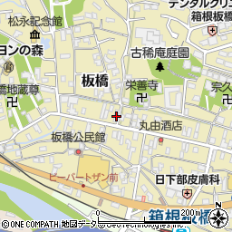 神奈川県小田原市板橋625周辺の地図