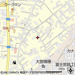 静岡県富士宮市宮原410-1周辺の地図