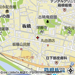 神奈川県小田原市板橋633周辺の地図