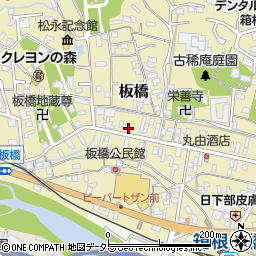 神奈川県小田原市板橋610周辺の地図