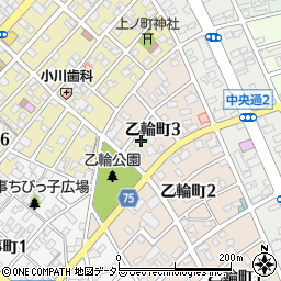 愛知県春日井市乙輪町3丁目18周辺の地図
