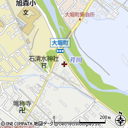 セブンイレブン彦根大堀町店周辺の地図