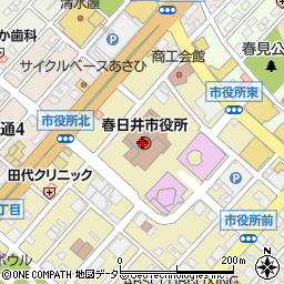 大垣共立銀行春日井市役所出張所周辺の地図
