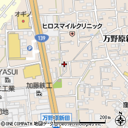 静岡県富士宮市万野原新田3930周辺の地図