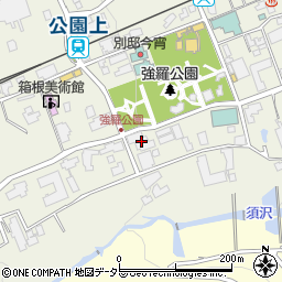 神奈川県足柄下郡箱根町強羅1300-77周辺の地図