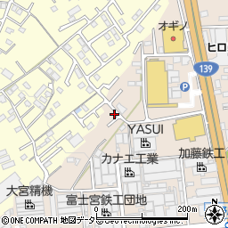 静岡県富士宮市万野原新田3722周辺の地図