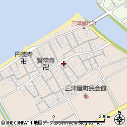 滋賀県彦根市三津屋町1058周辺の地図