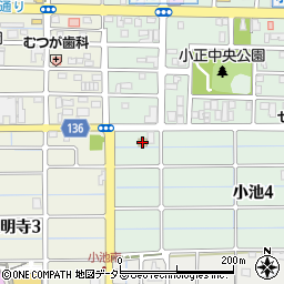 セブンイレブン稲沢小池店周辺の地図