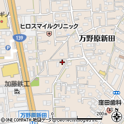 静岡県富士宮市万野原新田3590周辺の地図