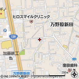 静岡県富士宮市万野原新田3590周辺の地図