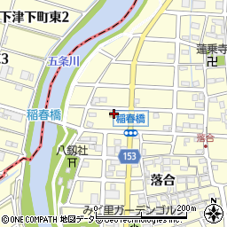 ファミリーマート清須落合店周辺の地図