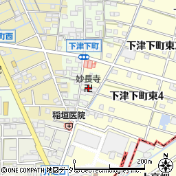 妙長寺周辺の地図