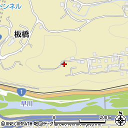 神奈川県小田原市板橋416-13周辺の地図