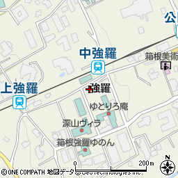 神奈川県足柄下郡箱根町強羅1300-123周辺の地図