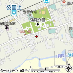 ゼファー箱根強羅レジデンシャルパーク周辺の地図