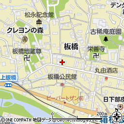 神奈川県小田原市板橋602周辺の地図